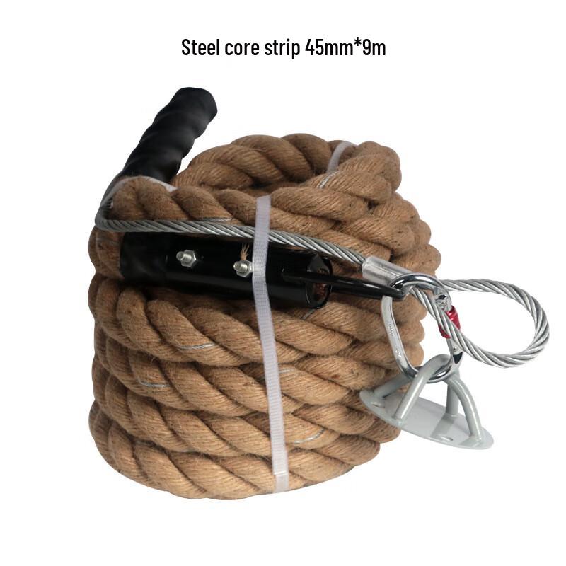 OLOMM Steel Core Fitness Climbing Rope 45mm x 9m