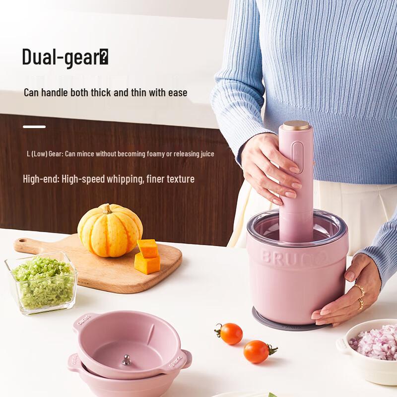 BRUNO Multi-functional Ceramic Food Chopper & Meat Grinder CN plug (adapter included)
