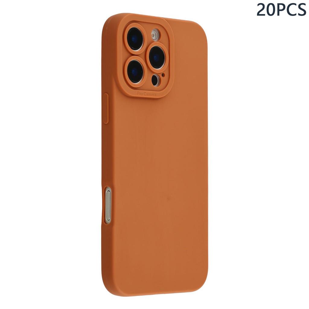 Bulk Purchasing 20Pcs For iPhone 16 Pro Max Case Precise Cutouts 1.3mm TPU Matte Phone Cover