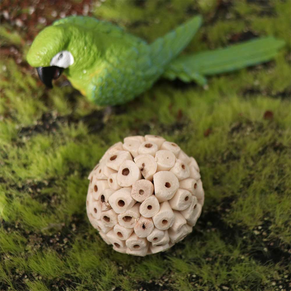 Vogelzubehör Zahnmahlwerk Wellensittiche Kauspielzeug Vogelspielzeug Sola Ball Interaktives Spielzeug Mahlspielzeug