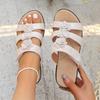 Fashion Shoes for Women's Summer 2025 Fashion Flower Round Toe Sandals Women Platform Wedges Sandals Women Roman Comfort Sandalias