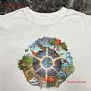 Vintage Nature T Shirt Unisexs XL S YK HuUnisexitees Animals Circle of Life Earth Vintage Washed Streetwear Stylish Graphic