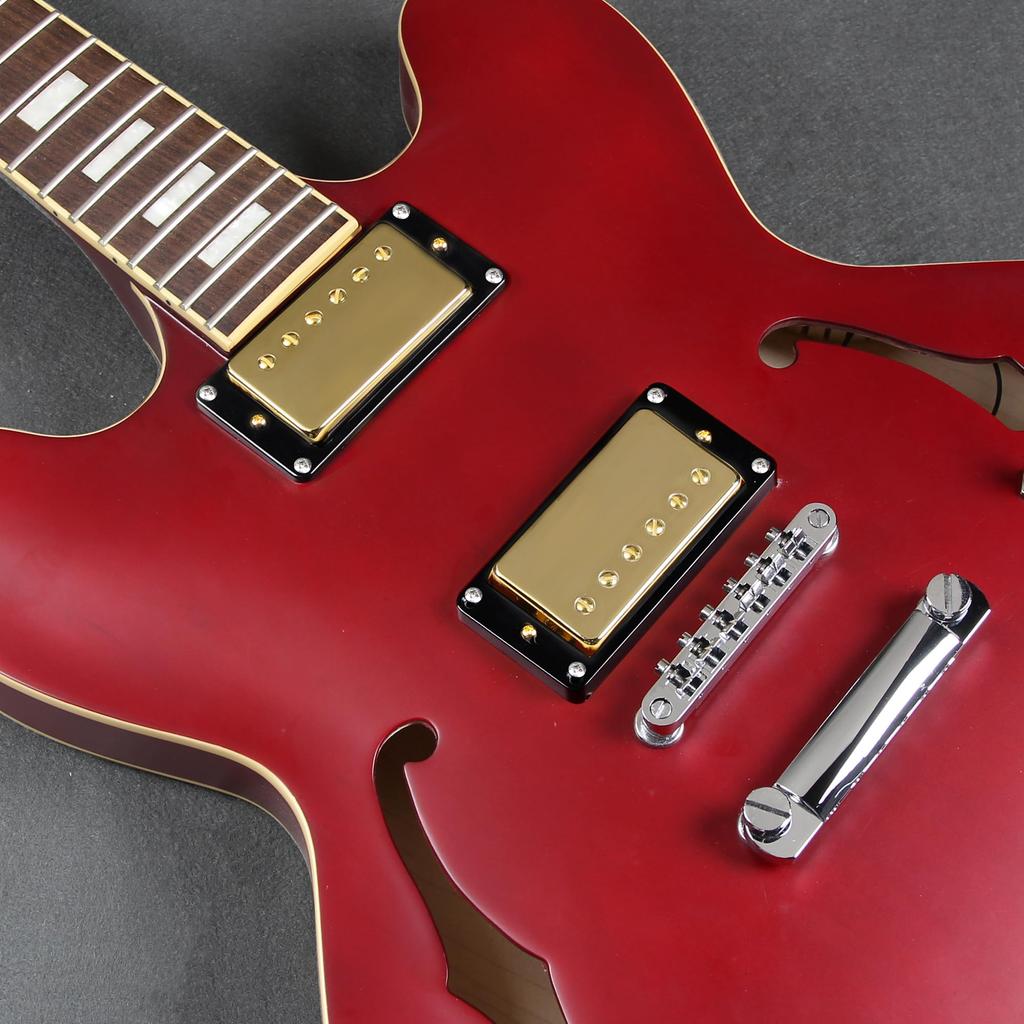 FLEOR Alnico5 Guitar Humbucker Pickup Set with Golden Bridge and Neck Pickups for LP-Style Guitars