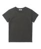 CARGOBROS FOR WOMAN Dot See-Through Long Sleeve Layered Short Sleeve Tee Set (Black/Charcoal)