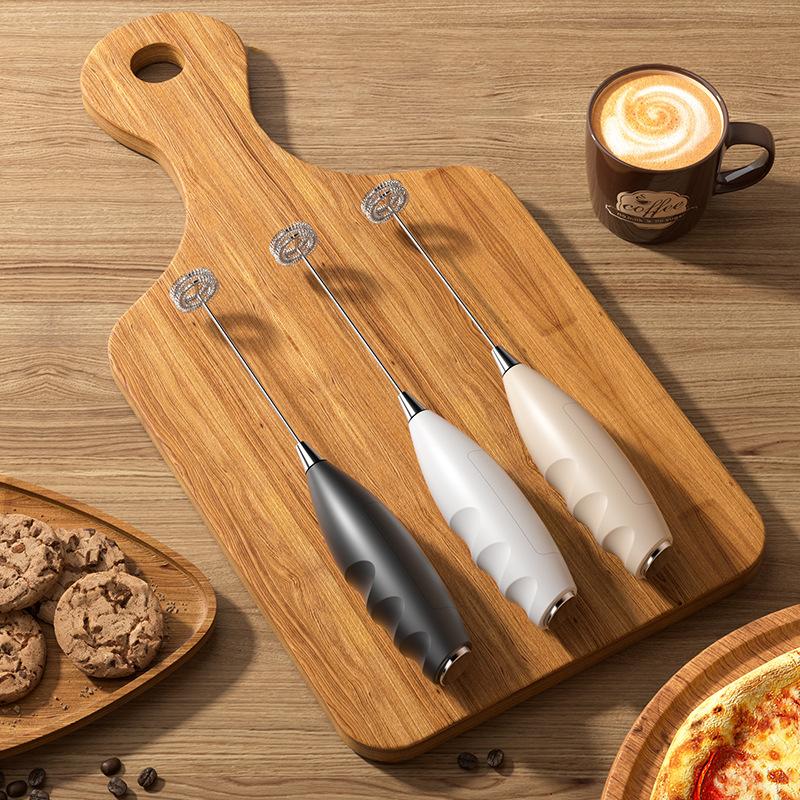 Wireless Electric Milk Frother Mixer Battery-Powered Handheld Foamer Coffee Cream Soup Peanut Butter Egg Whisk Baking Accessor