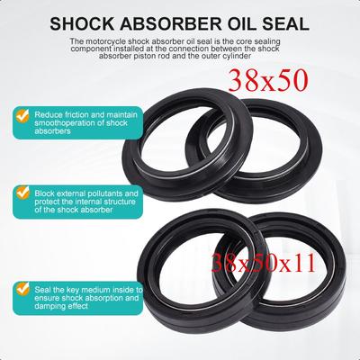 38x50x11 38*50 Retentor de Óleo da Suspensão da Bengala Dianteira 38 50 Lábio da Tampa de Poeira Para Suzuki LS650 LS650P Savage S40 Boulevard LS 650 1995-2014