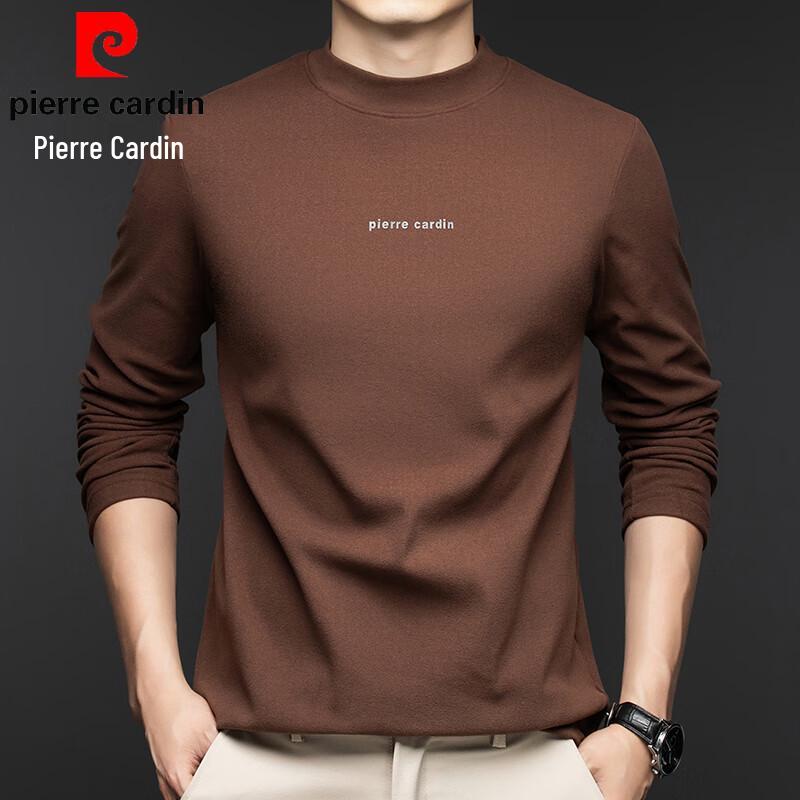 Pierre Cardin Men's Half-High Collar Thermal Long-Sleeve T-Shirt