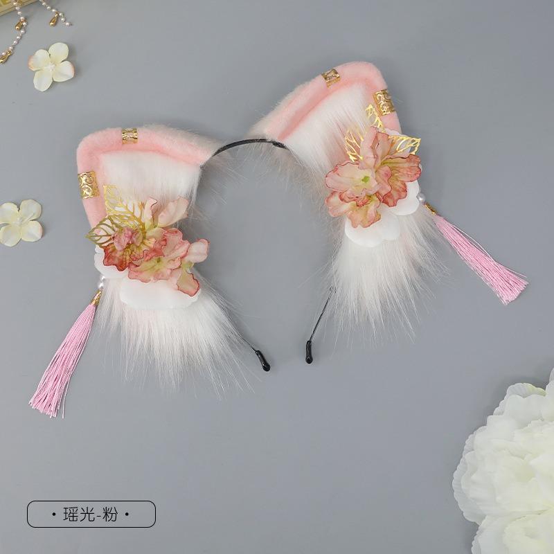 Kitten hair accessories cat ears headgear lolita girl cat ear headband comics cos simulation animal ear headband
