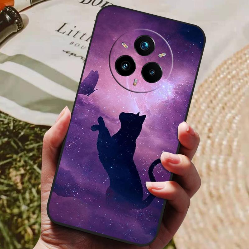 Realme 14 Pro Plus Kılıfı Yumuşak TPU Silikon Arka Kapak Realme 14 Pro + Telefon Kılıfları Realme 14x 5G Global Sevimli Karikatür Kılıf