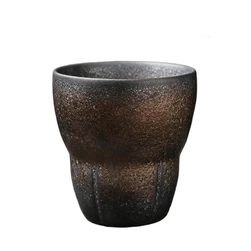 150ml Japanese Ceramic Coffee Cup Pottery Espresso Cups Vintage Kung Fu Tea Cup Office and Household Water Mug Wholesale