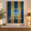 Warrington Wolves Custom Name Text 5D Diamond Painting Kit DIY Full Drill Diamond Art Decoration