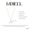 18K Stainless Steel Initial Necklace - Women's A-Z Letters, European & American Trend