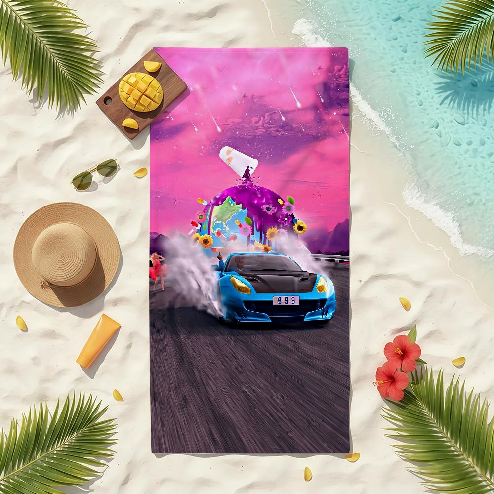 Rapper J-Juice W-WRLD 999 Towel Soft Pool Gift For Travel Gym Shower Camping Quick Dry Sports Beach Towels