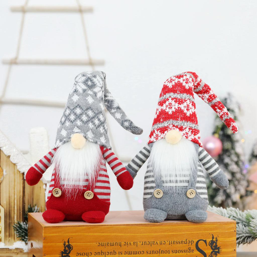 Cross-Border Exclusive European & American Style Faceless Old Man Christmas Ornaments