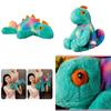 Cute Color-changing Chameleon Plush Toy Long-haired Stuffed Lizard Doll Wholesale Gift Decoration