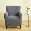 Jacquard Club Tub Armchair Cover for Living Room Stretch Chair Slipcover Stretch Single Sofa Slipcover for Hotel Office Home