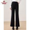 Yuzhaolin Women's Tummy Control Micro-Flare Pants Y51X017