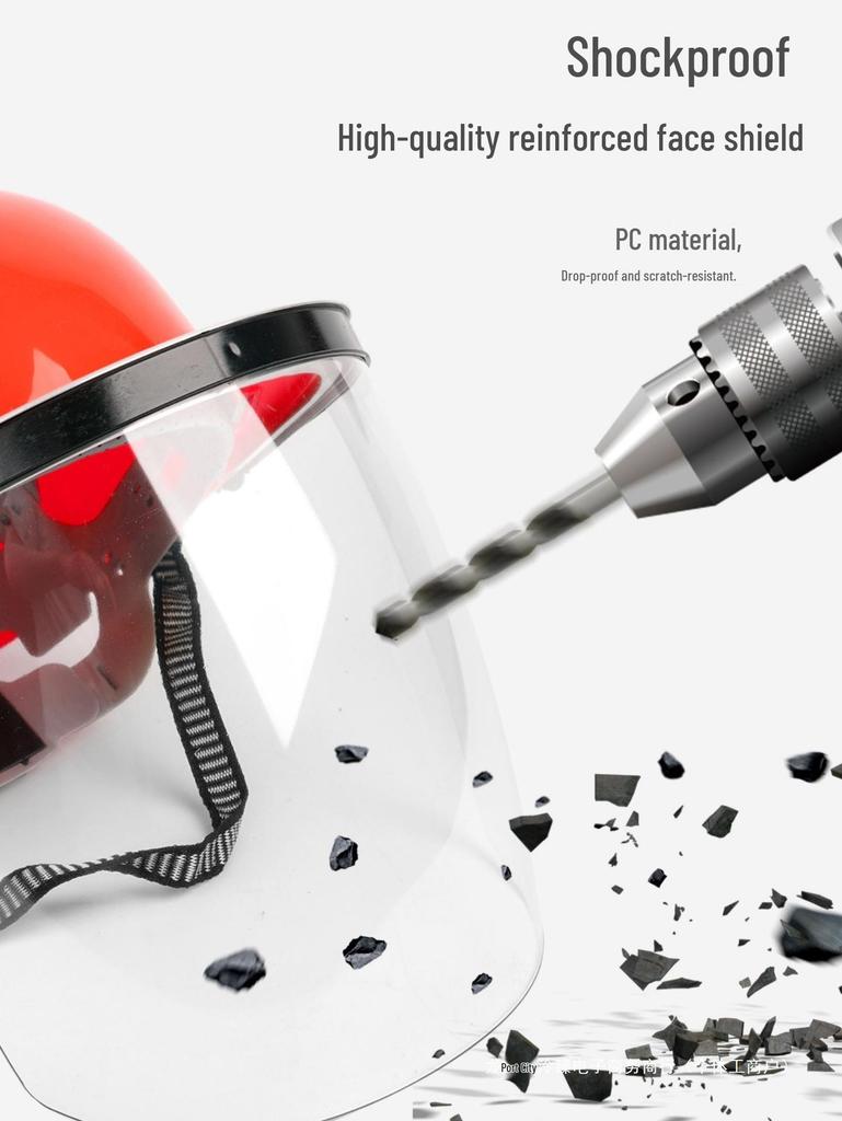 Huvudmonterad helsvetsmask - Anti-brännskada, Skyddssköld för huvudet