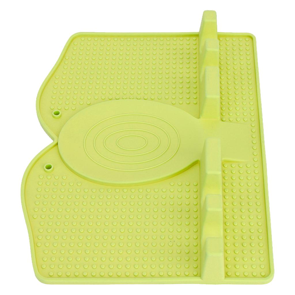 Silicone Utensil Rest Heat Resistant Non Slip Silicone Utensil Holder with Drip Pad for Kitchen Utensil Spoons Tongs