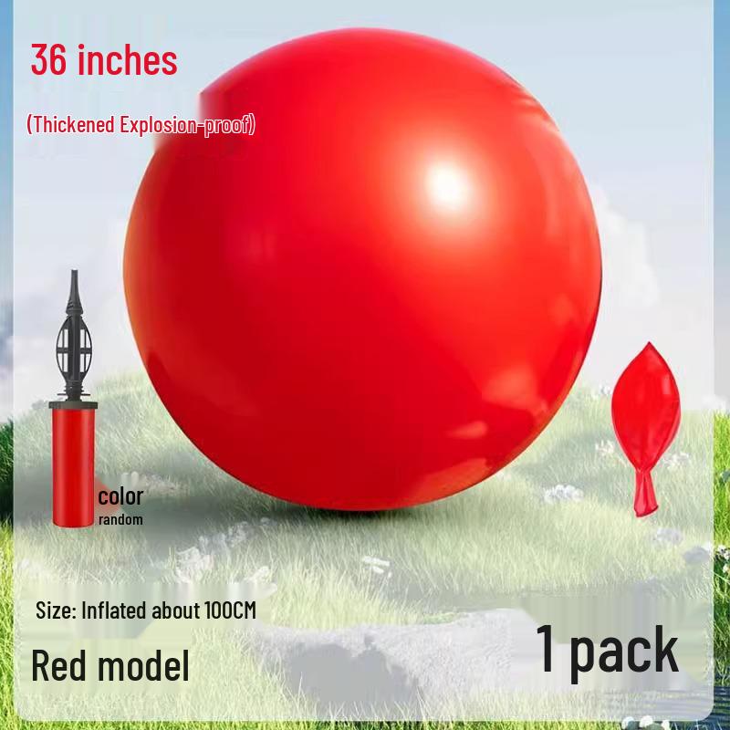 36-Inch Outdoor Explosion-Proof Balloon - Safe, Non-Toxic, Odorless - Perfect for Kids' Birthdays, Lawn Decor, and Photo Props.