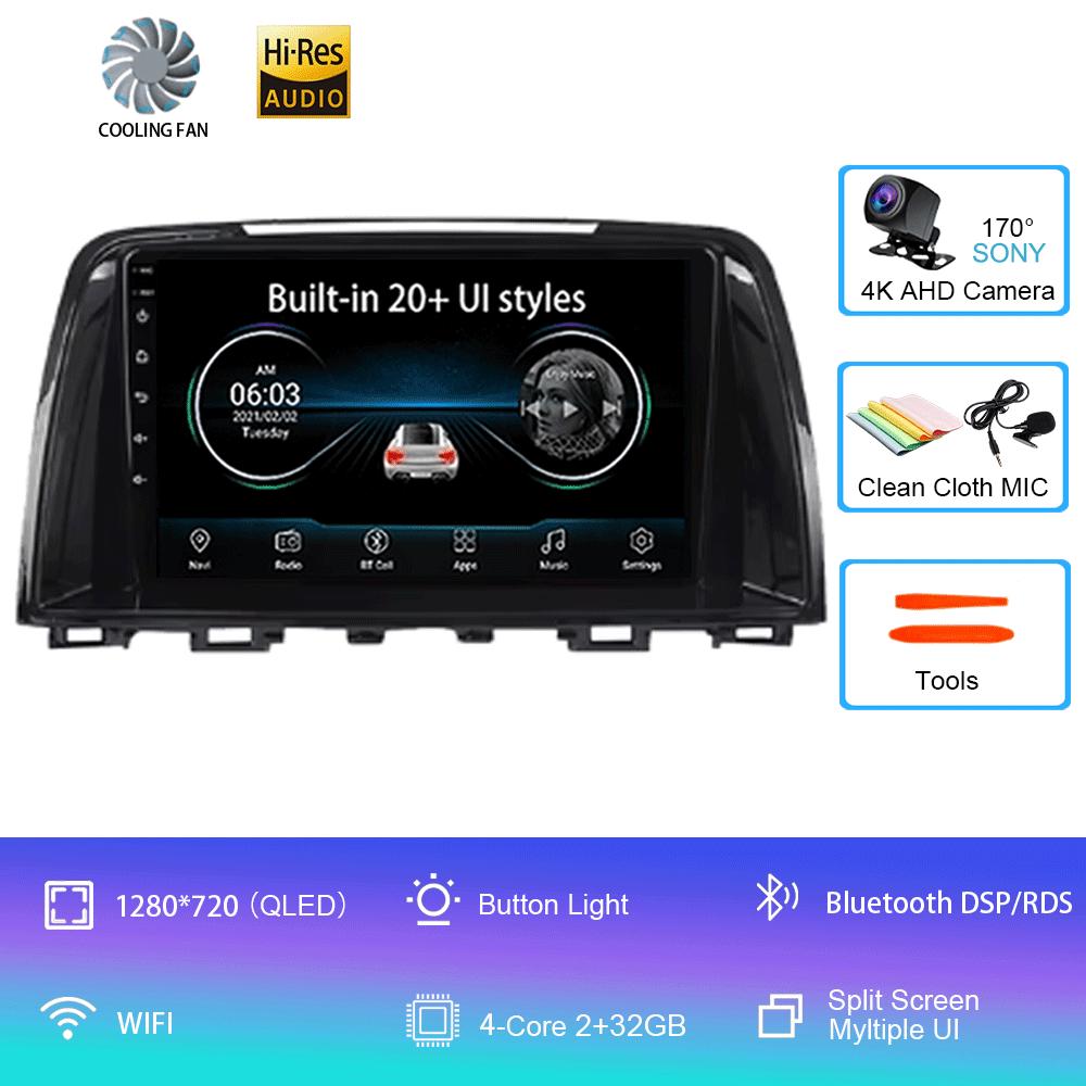 

Для Mazda 6 GJ Atenza 2012 2013 2014 2015 2016 2017 Android 14 Carplay Auto Автомобильный мультимедиа Все-в-одном Автомобильный радиоприемник видеоплеер GPS CHINA
