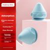 Self-Adhesive Massage Ball, Wall-Mounted Self-Adhesive Massage Ball, Back Suction Cup, Adhesive Fascia Ball, Blue