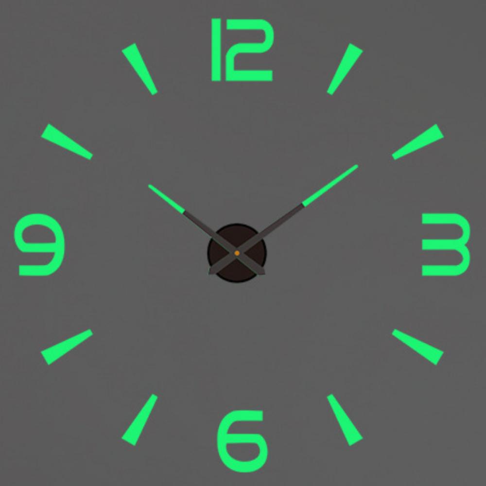 Modern Design Large Wall Clock 3D DIY Quartz Clocks Watches Acrylic Mirror Stickers Living Room Home Decor Horloge