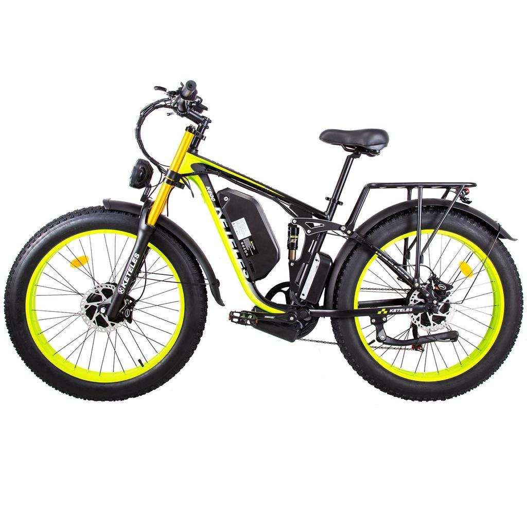 KETELES K800Pro Dubbele 1000W 2000W All Terrain 26x4.0 Dikke Band Hydraulische Schijfrem Elektrische Fiets