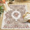 American Persian Crystal Velvet Rug: Dirt & Wear-Resistant, Decorative Carpet for Living Room, Sofa, Coffee Table, Hotel & B&B.