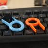 5 Bucăți Cheie Universală pentru Tastatură Mecanică Key Keycap Extractor Switch Remover Instrument de Reparație