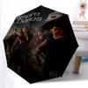 Mystic Falls Secrets Unveiled Folding Umbrella 8 Paraphenoid Bones Suitable for All Seasons Three Folds Sun Umbrella Printing