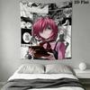 Elfen Lied Anime Wall Tapestry Aesthetic Wall Hanging Printed Fabric Blanket Decorative Tapestries for Bedroom Living Room Home Decor