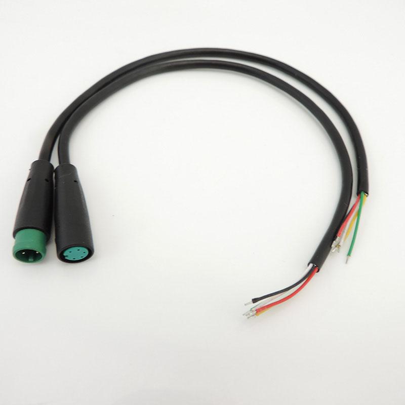 M8 2 3 4 5 6 Kolíkový konektor pro elektrické kolo Zástrčka DC samice samec Konektor Kabeláž Skútr Brzdový kabel Snímač signálu vodotěsný