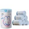 Cartoon Blue Heart Rabbit Drawstring Garbage Bags - Large, Thickened, Automatic Closing for Kitchen