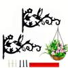 Wall Mounted Hanging Plant Hook Rust Resistant Flower Pot Hook Plant Basket Hanger  Balcony Plants