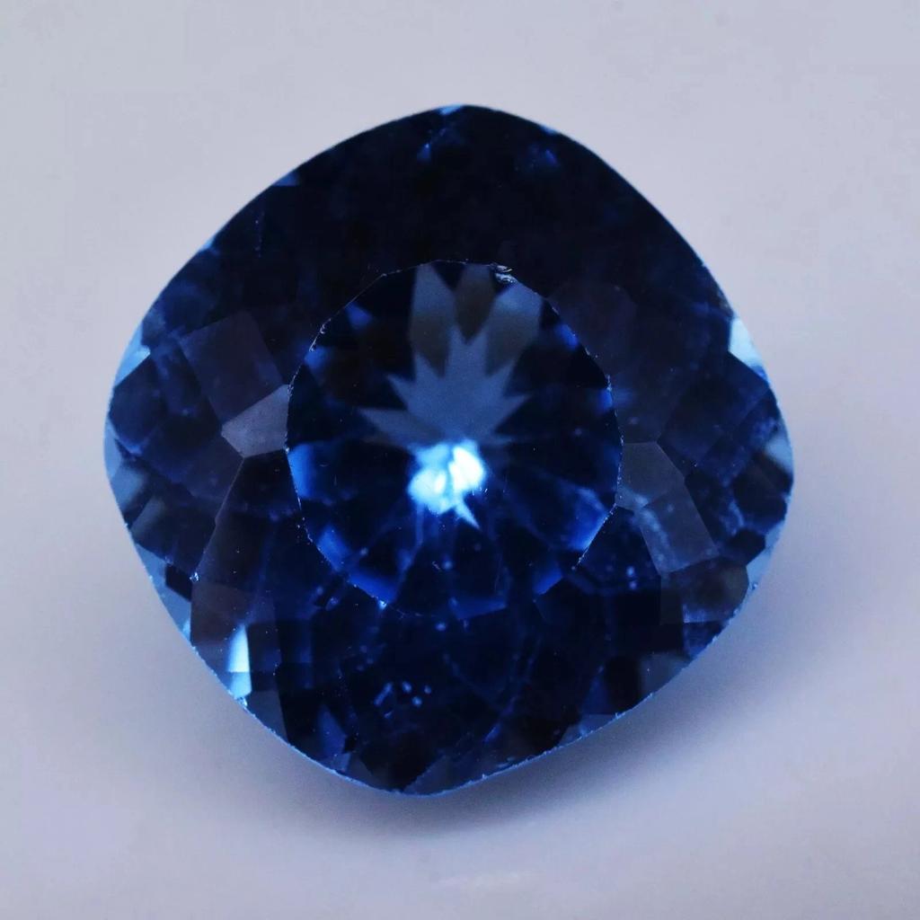 Fabulous Wonderful Sea Blue Sapphire Natural 7-9 Ct Certified Loose Gemstone