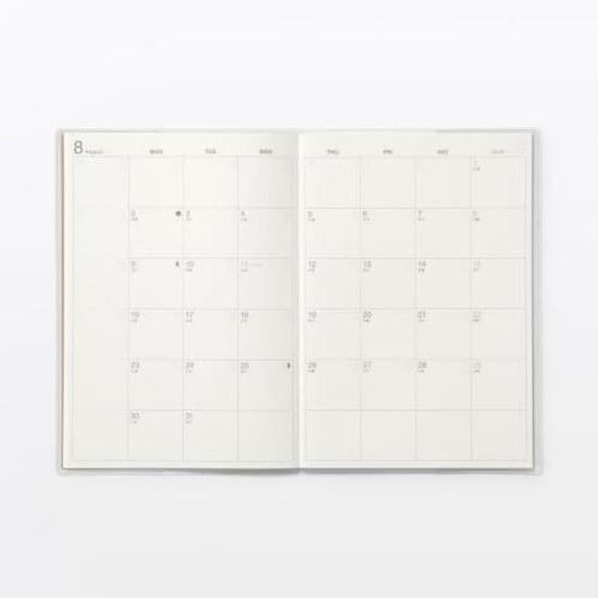Muji Monday Start Monthly Schedule Book Starting December 2026