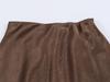 2026 European American Satin Lace Patchwork Slit Skirt