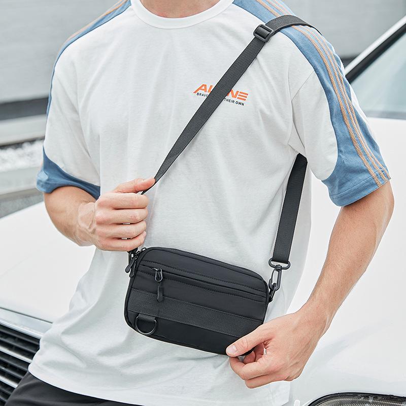 Unisex Trendy Solid Color Crossbody Messenger Bag