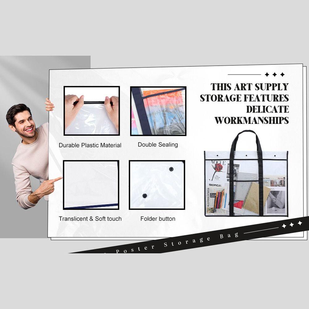Durable Poster Storage Bag Large Capacity Drawing Portfolio Case NEW Art Portfolio Bag Student