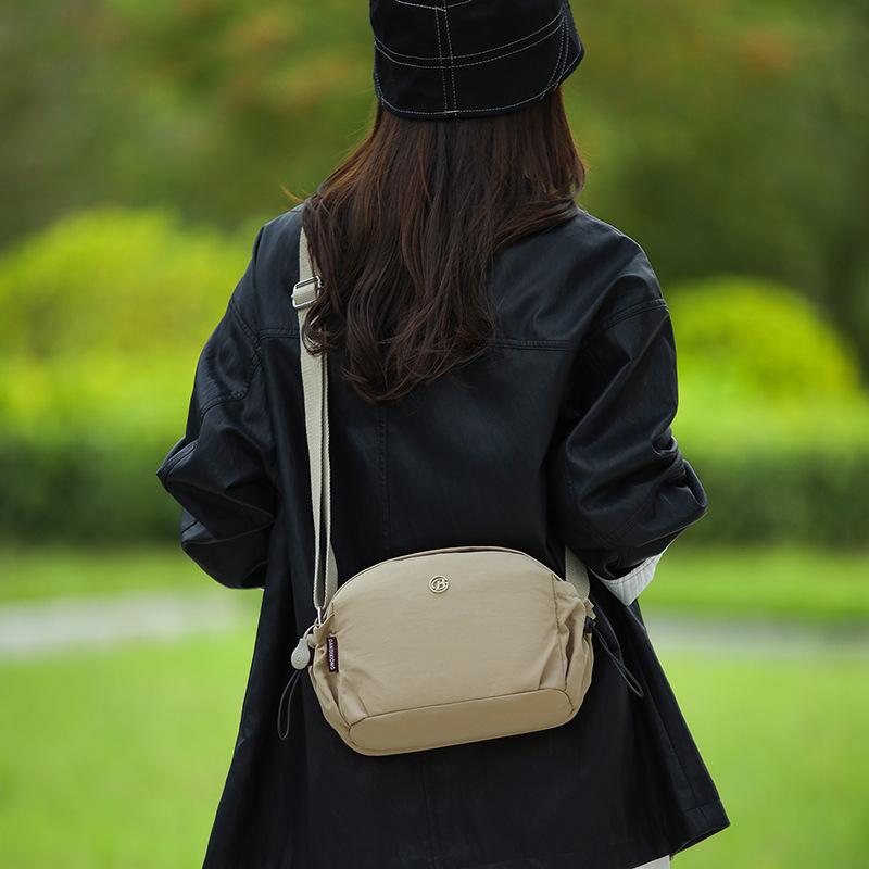 Waterproof Ultra-light Nylon Bag Women's Outdoor Large Capacity Shoulder Crossbody Bag