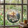 Colorful Window Visor Acrylic Jigsaw Puzzle Suncatcher, Religious DIY Sun Catcher Puzzles Kit, Stained Glass Style Hanging Decor for Home, Garden,