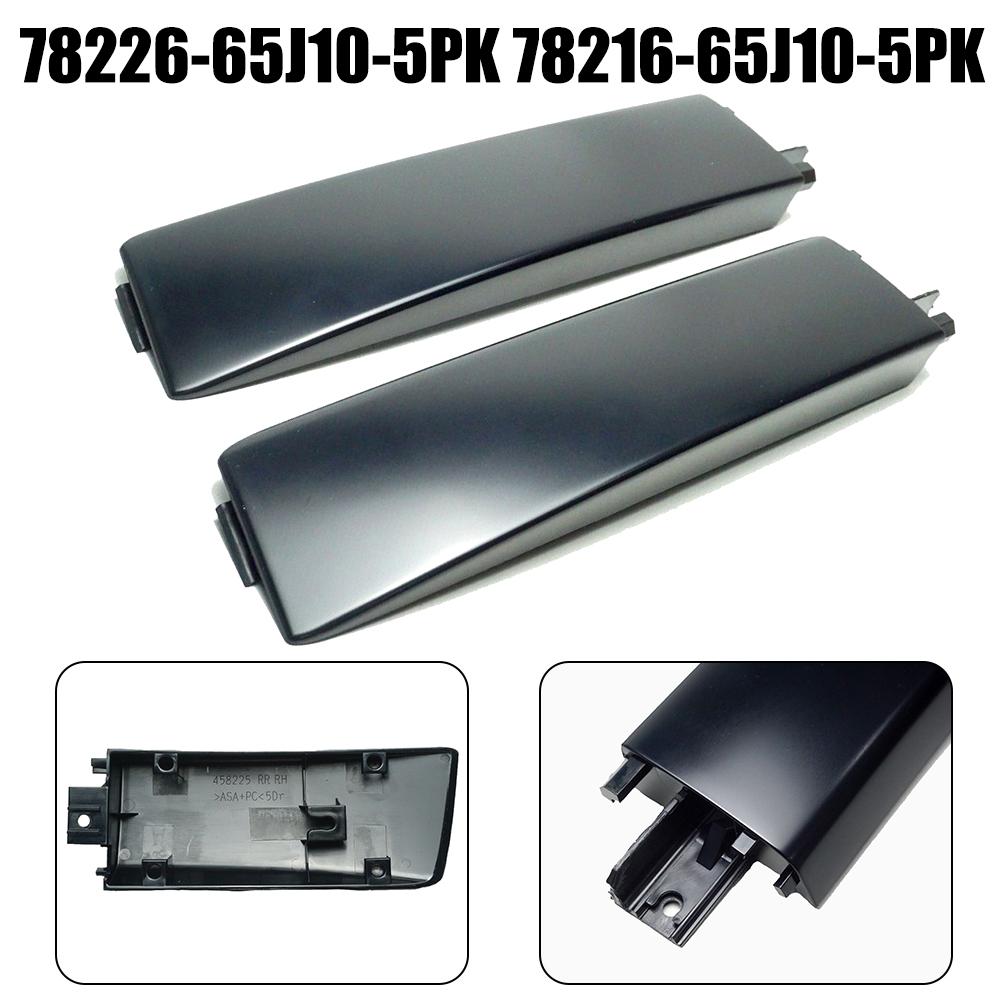 1 Pair Car Exterior Roof Rack Rail Rear End Cap L&R Side Rack Black Plastic Fit For Suzuki Grand Vitara 06-15 78226-65J10-5PK