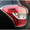 Car Rear Tail Back Light Lamp Frame Stick For Subaru Forester 2013 2014 2015 2016 2017 2018 ABS Chrome Cover Trim Panel 2pcs