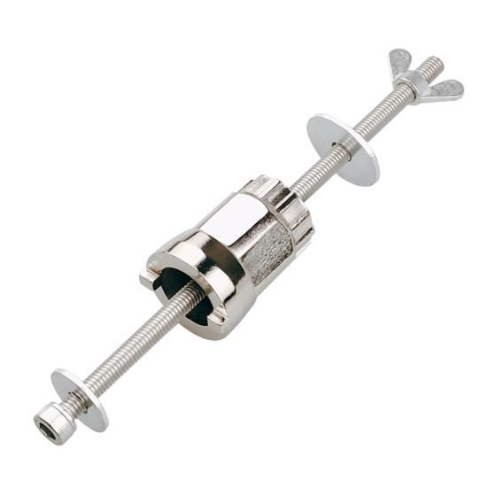 Bike Hub Removal Tool High Strength Anti Rust Precision Turning Stainless Steel High