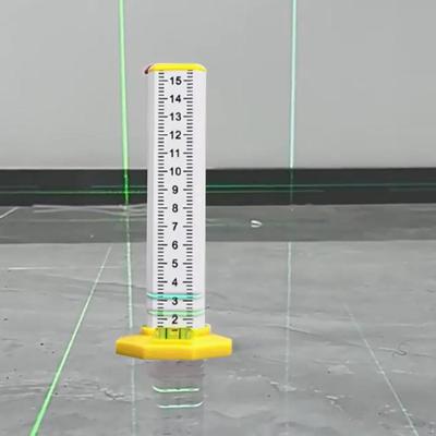 Nivelador Base Estable Duradera Nivelación de Techo Regla Especial para Decoración Blanca 1 pieza