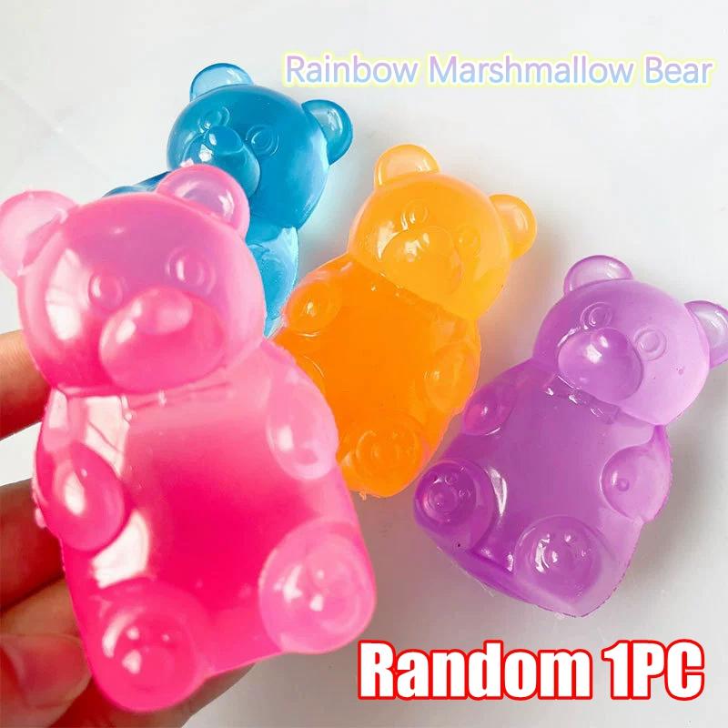 Weicher Bär Weichbonbon Squishy Spielzeug Niedlicher Bär Fidget Stressabbau Spielzeug Kreatives Geburtstagsgeschenk Weiches Linderndes Spielzeug Fidget Sensorisches Spielzeug