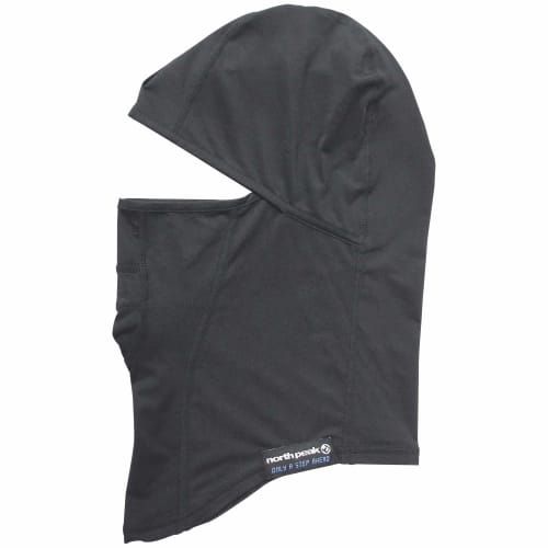North Peak Balaclava Face Mask/Balaclava [Antibacterial/Far-Infrared Absorbing Microparticles] [Thin Type] NP-6391 One Size Fits All, Black
