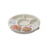 Pearl Metal Kitchen Mate Rotating for Hors Chirashi and Made In Japan HC-27 Tray, Plate, Container, D'oeuvres, Sushi, Hand-rolled Sushi,