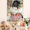 Anime Death Note DN L Πολύχρωμη Ταπετσαρία Κρεμαστή στον Τοίχο Μποέμικες Ταπετσαρίες Τοίχου Μάνταλα Φύλλα Κρεμαστά στον Τοίχο